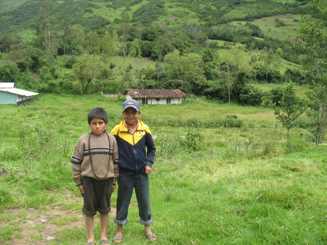 Niños en el campo
